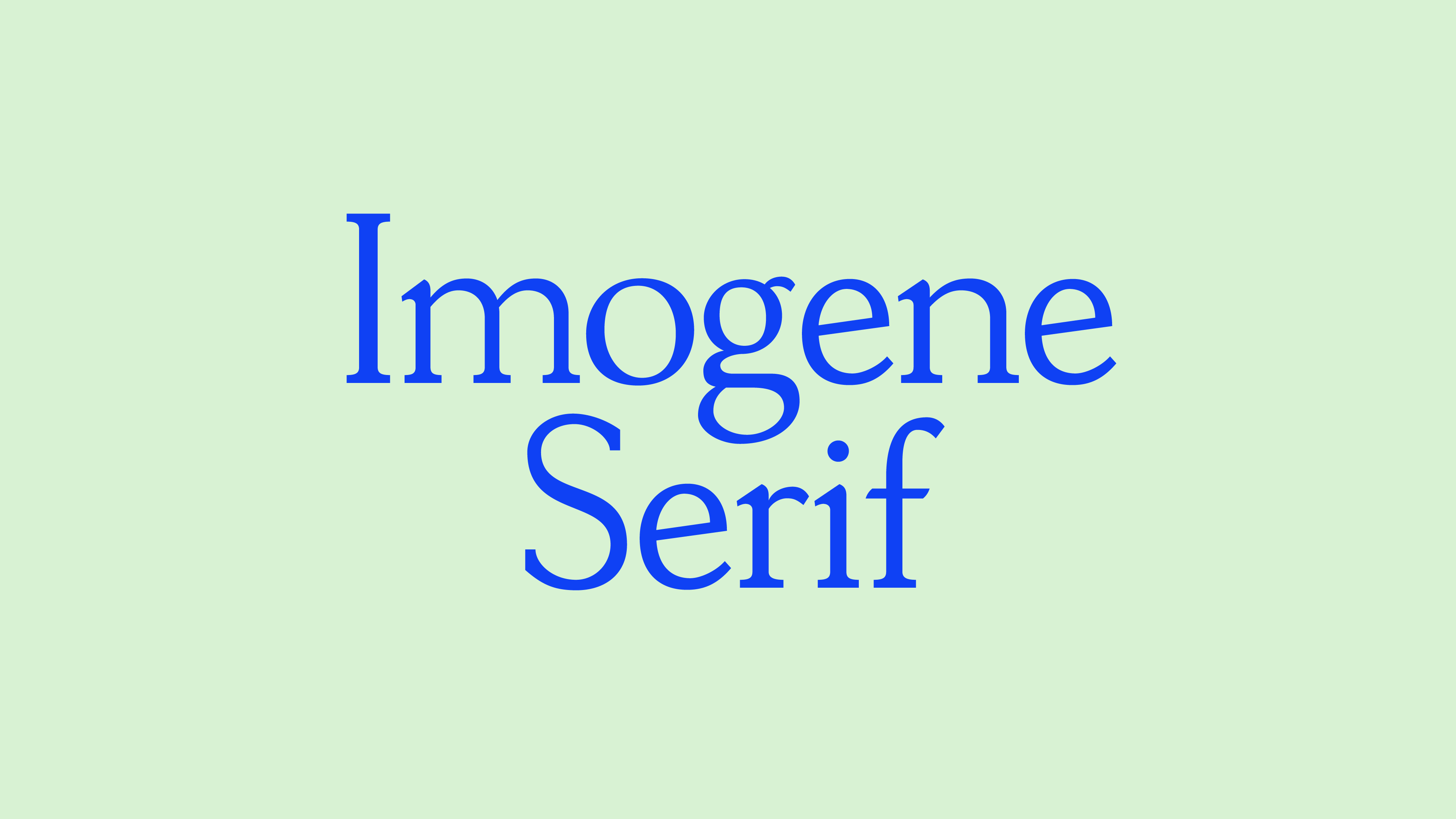Imogene Serif